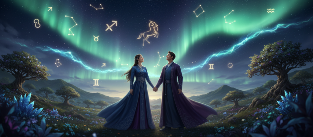 Almas gemelas zodiacales Sagitario