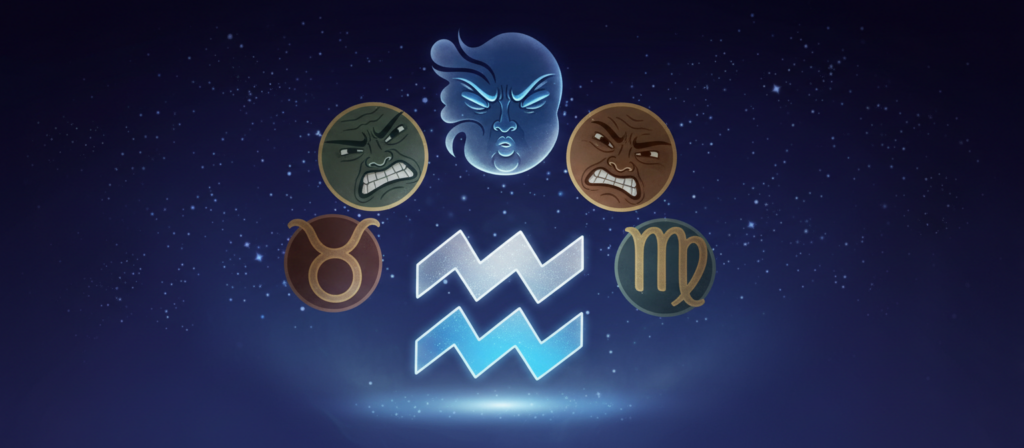 signos que no deberían estar juntos acuario