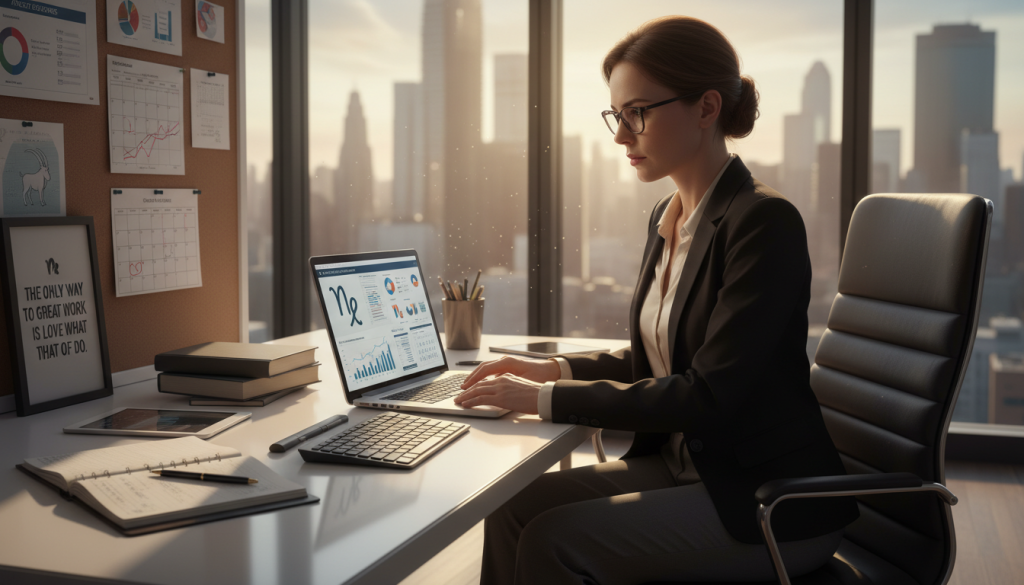 Capricornio en el Trabajo: Fortalezas y Desafíos Profesionales