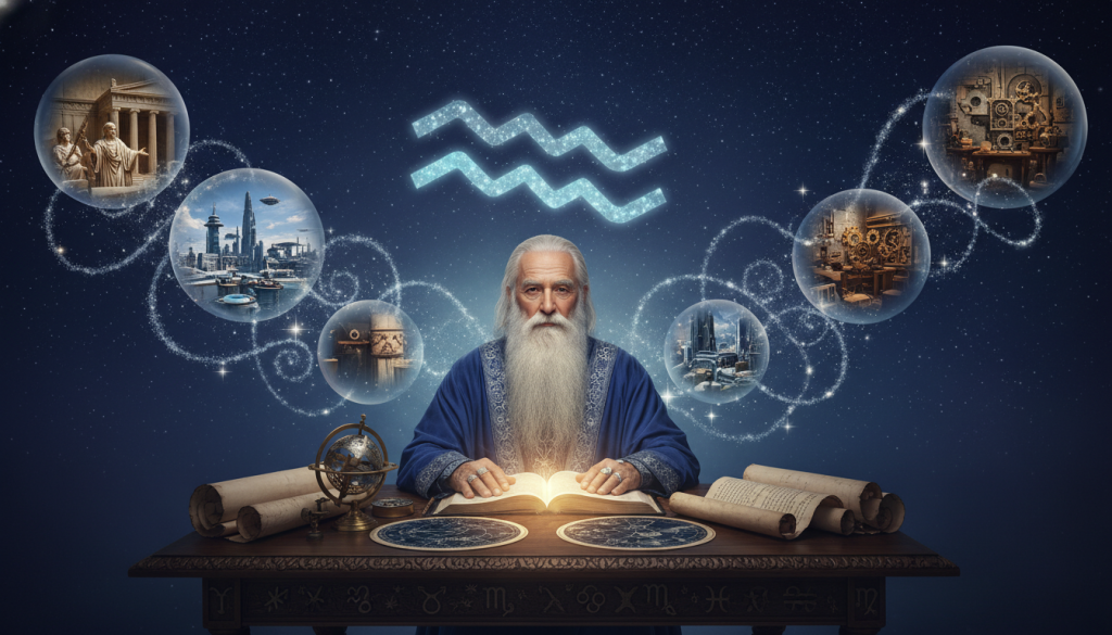 Vidas Pasadas de Acuario: Qué Revela Tu Carta Astral