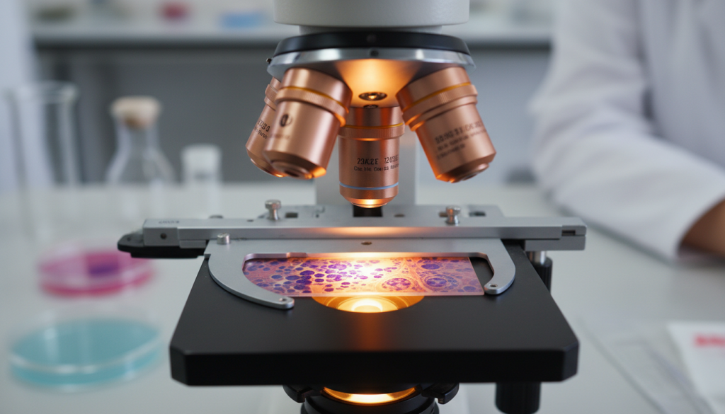 grado tumor microscopio
